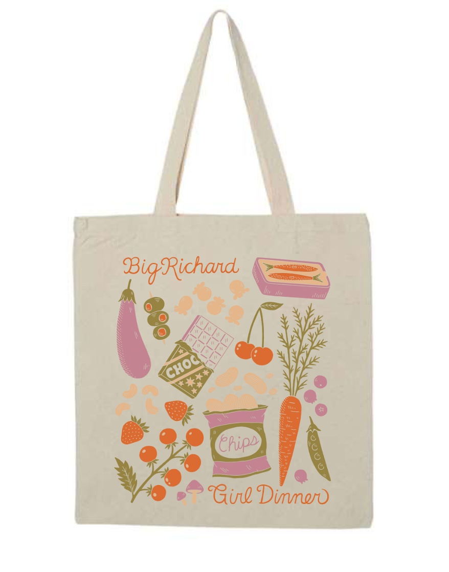 Girl Dinner Tote Bag